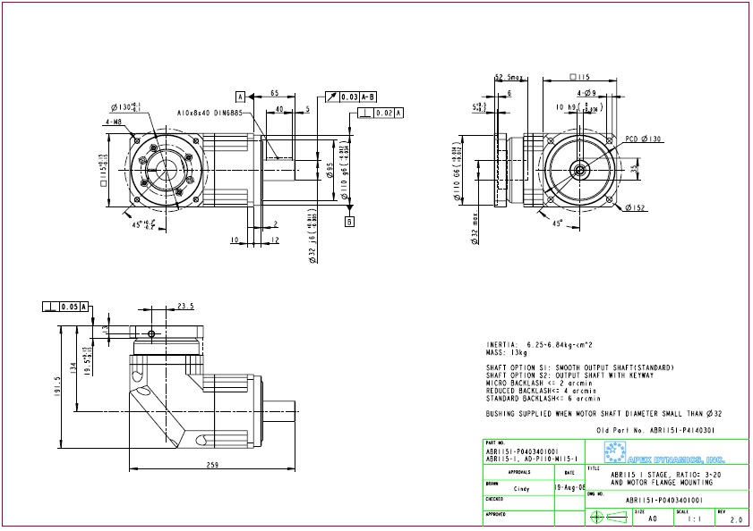 ABR115 ø 1 ӱ .