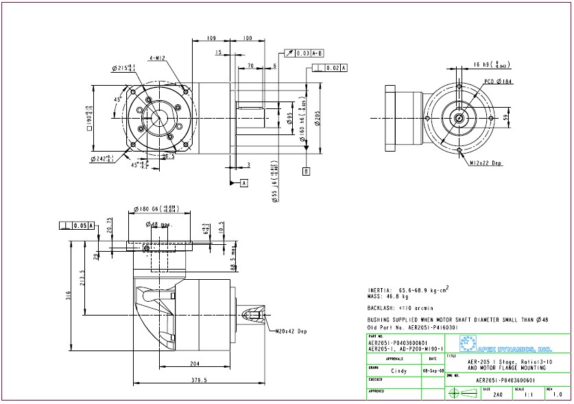 AER205 ø 1 ӱ .